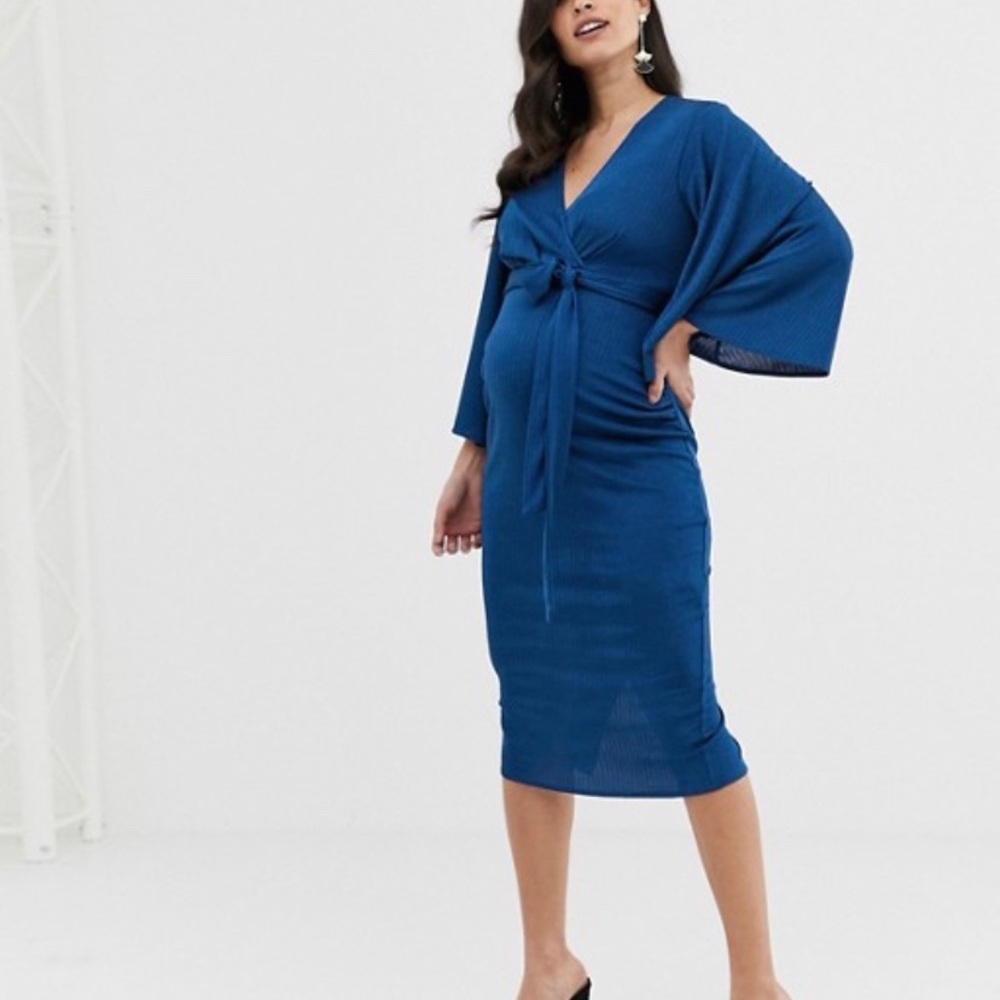 Midi Maternity Dress